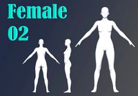 female 02 base mesh