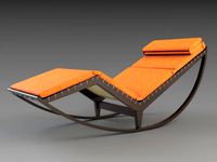 cassina canapo rocking-chair