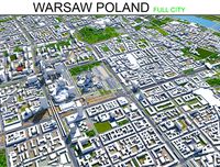 warsaw city poland 50km
