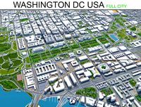 washington city dc usa 20km