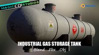 industrial flammable gas storage tank