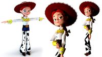 jessie from toy story rigged
