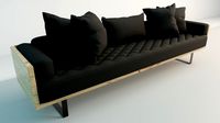 wood sofa