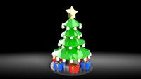 christmas tree with gifts