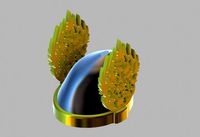 crown and gold decoration