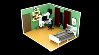 isometric room