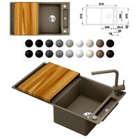 sink blanco axia iii 5 s and mixer blanco linus-s