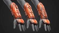 medieval bracers leather
