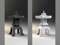 japanese lamp rokkaku