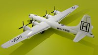 b 29 superfortress low poly low-poly