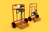 hole digger auger soil drill hand held machine for earth ground