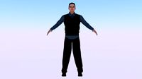 Male in Casual Clothes 04