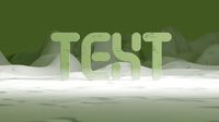 3d text in abstract environment