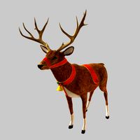 reindeer rigged 3d