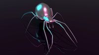 metallic spider
