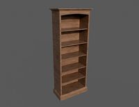 wooden bookcase