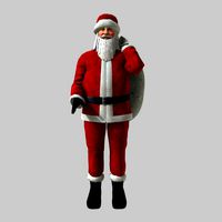 3d santa claus doll 002 model