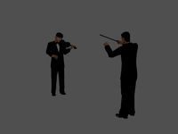 play the violin