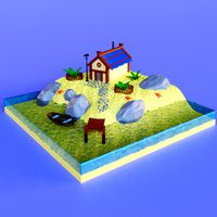 a house on the island