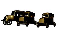 gold art car