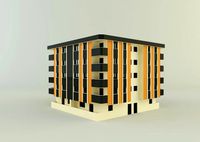 3d building 584