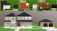 furnished suburban house