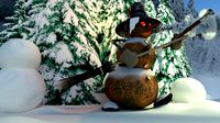 3d snowman