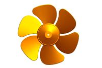 ventilation fan 25cm blade