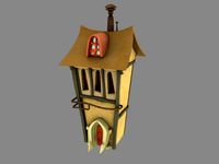 cartoon house
