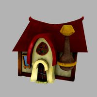 cartoon house