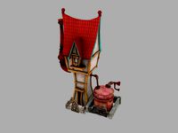cartoon house