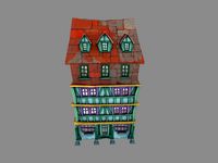 cartoon house