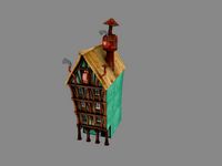 cartoon house