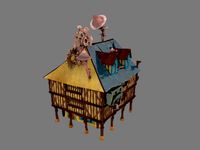 cartoon house