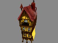 cartoon house