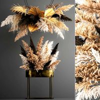 hanging decor of their dried pampas grass 188