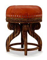 leather stool