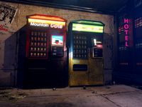 cyberpunk vending machine