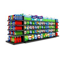 model cleaning product market stand 10