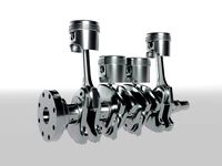 4 cylinder inline engine pistons camshaft