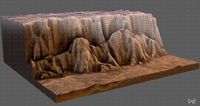 cliff lowpoly v01