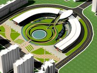 building plaza