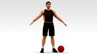 basketball player black player 03