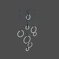 ceiling modern chandelier circle