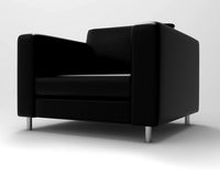 leather armchair