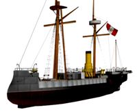 ironclad huascar 3d
