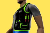 multipurpose vest cloth jacket pocket for engineer safety3ds