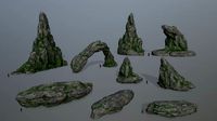 cliff rocks
