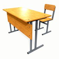 school desk and chair