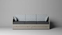 bed with drawers